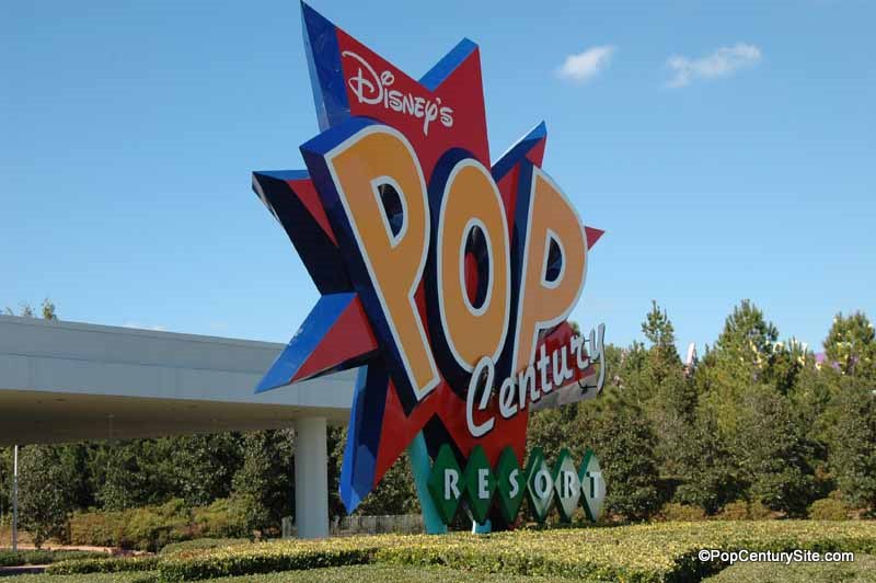 Pop Century Sign | Pop Century Fan Site